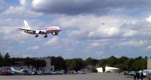 American Airlines Boeing 777 over Spruce Creek